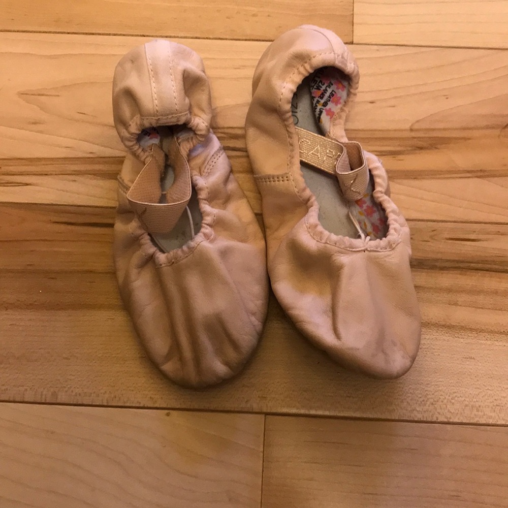 Pink ballet shoes
